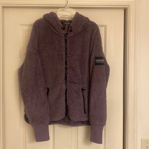 Calvin Klein Performance sherpa jacket. Purple size Large.